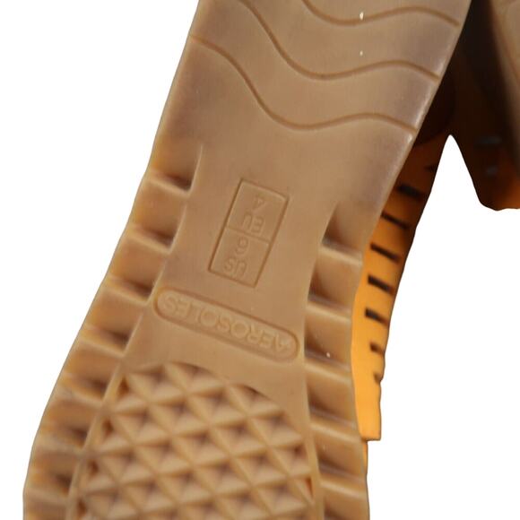 Aerosoles Shoes Womens 6 Sandals Wedge Platform Leather Peep Toe Fashion Comfort - Picture 12 of 13